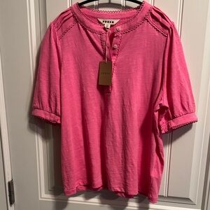 Boden Vibrant Pink Blouse for Women